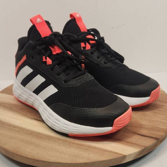 Adidas Kid's Ownthegame 2.0 Core Black/White/Turbo GZ3379 US 4.5 - Picture 3 of 10